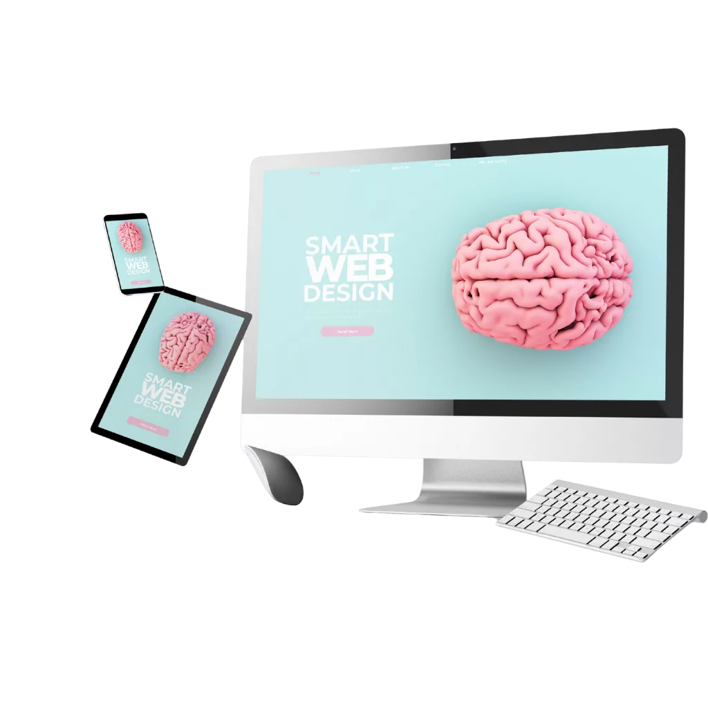 site internet design sur pc, tablette et mobile